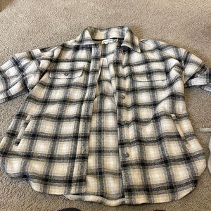 Oversized thick flannel